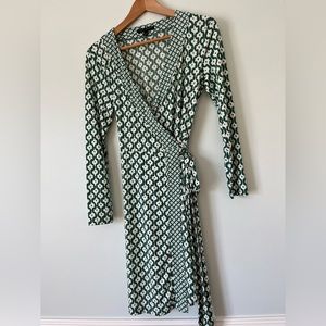 Banana Republic Long-Sleeve Wrap Dress